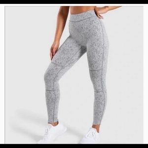 Gymshark fleur texture high Wasted leggings